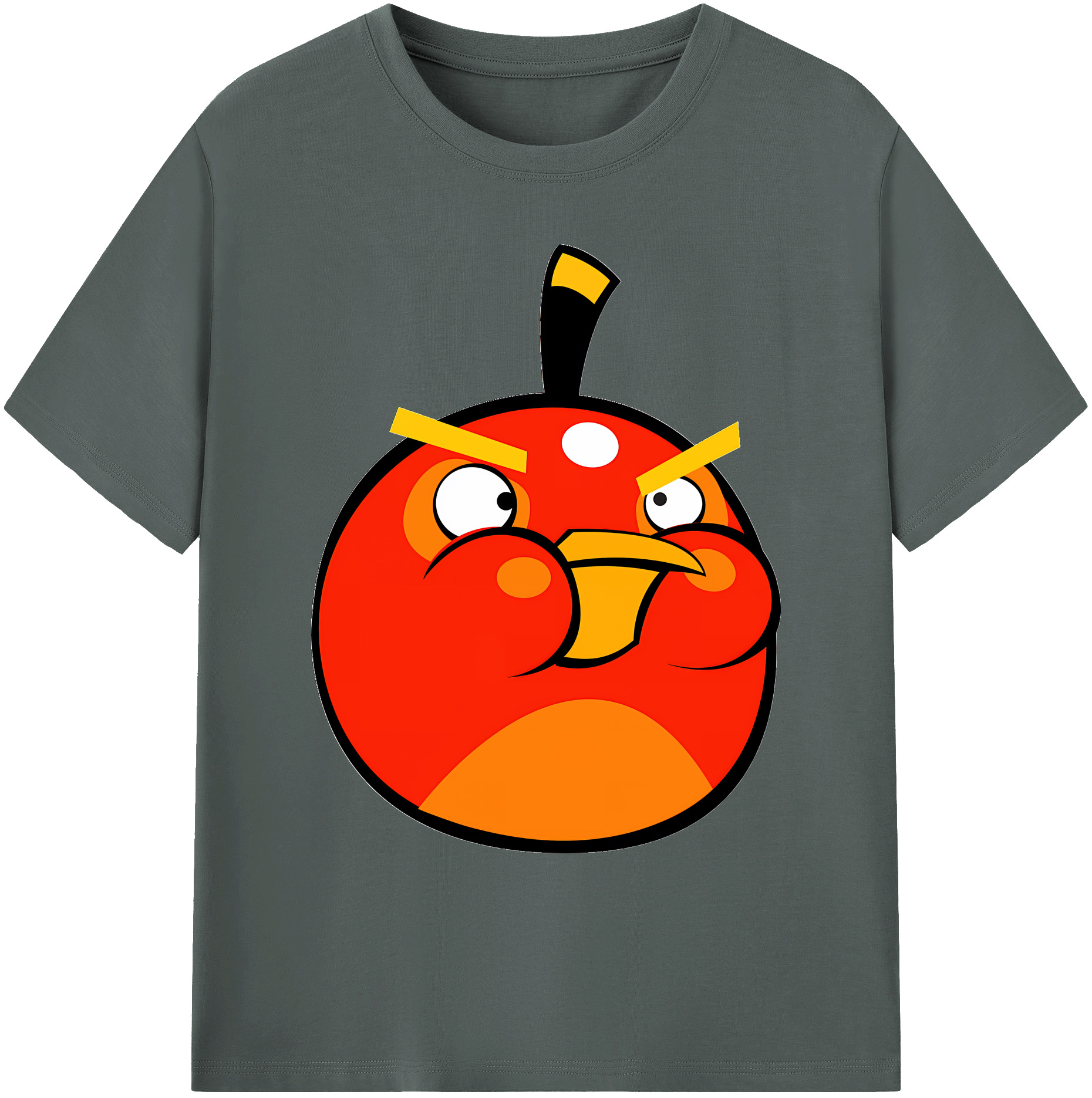（画像用） Angry Birds アングリーバード 綿100％ メンズ半袖Tシャツ｜肌触りやわらか＆通気性